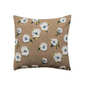 Axyaa Floral Soft Black Grey Beige Pillow Cover 45x45cm for Home Decoration