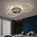 Axyaa LED Ceiling Lamp with Remote Dimming for Modern Home Decor
