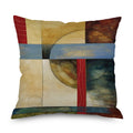 Axyaa Golden Halo Vintage Wood Grain Cushion Cover for Living Room Sofa