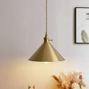 Axyaa Copper LED Pendant Light for Modern Living Spaces