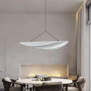 Axyaa Nordic Silk LED Pendant Light: Modern Minimalist Chandelier for Bedroom, Foyer & Indoor Decor