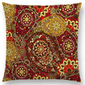 Axyaa Boho Paisley Floral Navajo Geometric Fantasy Pillowcase Suite.