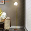 Axyaa Glass Ball Table Lamp Bedroom Bedside Nordic Living Room Floor Study Desk Light