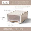 Axyaa Closet Storage Bin with Lid - Desktop Organizer for Clothes, Underwear, Socks