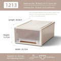 Axyaa Closet Organizer Storage Bins with Lid: Desktop Box for Clothes, Socks, Underwear