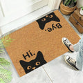Axyaa Cat Pattern Door Mat - Non-Slip Washable Small Rug for Home Decoration