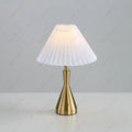 Axyaa LED Pleated Lamp with Touch Control and Rechargeable USB.