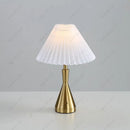 Axyaa LED Pleated Lamp with Touch Control and Rechargeable USB.