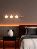 Axyaa Glass Wall Lamp - Nordic Modern Design, Minimalist Style for Bedroom and Living Room
