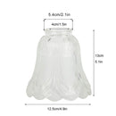 Axyaa Clear Cognac Glass Shade Replacement for Ceiling Fan and Wall Fixtures