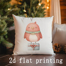 Axyaa Christmas Cute Patterns Pillow Covers for Sofa, Bedroom, Car