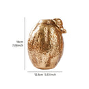 Axyaa Golden Star Fruit Vase: Elegant Ceramic Lemon Flowerpot for Home Decor