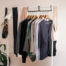 Axyaa 5-Hole Folding Hanger: Space-saving, Multifunctional, Windproof - Ideal for Apartments, Dorms, Families