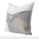 Axyaa Nordic Mica Square Pillow for Living Room Sofa, Light Luxury Bedside Cushion