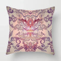 Axyaa Baroque Geometric Throw Pillow Case, Elegant Vintage 45X45CM Cushion Cover for Home