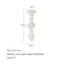 Axyaa Japanese Loft Staircase Pendant Lights - Wabi Sabi Paper Lantern
