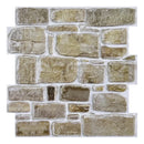 Axyaa 3D Faux Stone Peel and Stick Wall Panels - Decorative Self-adhesive Wall Tiles