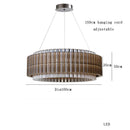 Luxury Crystal Ceiling Chandelier LED by Axyaa: Modern Nordic Light Fixture for Living Room, Bedroom