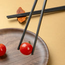 Axyaa Alloy Sushi Chopsticks Set: Anti-slip, Anti-bacterial, Durable