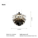Axyaa Pine Cone LED Pendant Lamp for High-end Indoor Decor Lighting