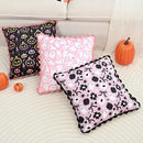 Axyaa Halloween Ghost Print Pillowcase Cojines Festive Home Decoration Covers 45x45cm