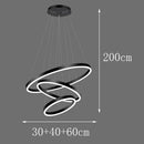 Axyaa Modern LED Pendant Chandeliers for Living and Dining Room Lighting