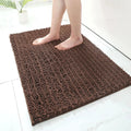 Axyaa Chenille Bath Mat: Soft, Absorbent, Anti-Slip Rug for Bathroom & Shower