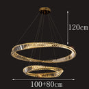 Axyaa Modern Pendant Lights LED Chandeliers for Dining Room & Living Room
