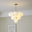 Axyaa Nordic Luxury Glass Chandelier LED Pendant Lights