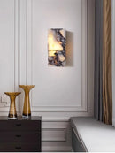 Axyaa Bvlgari Stone Wall Light: Natural Luxury for Bedroom and Living Room