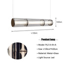 Axyaa Modern Glass LED Floor Lamp Living Room Bedroom Lighting Fixtures