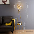 Axyaa Luxury Moon LED Floor Lamp - Nordic Minimalist Creative Art Desk Lamp