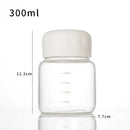Axyaa High Borosilicate Glass Portable Coffee Cup with Scale