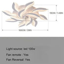 Axyaa Luxury Modern Ceiling Fan Lamp for Living & Dining Room
