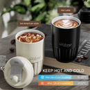Axyaa Ceramic Liner Insulated Coffee Thermos Travel Mug