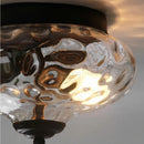 Axyaa Glass Ball LED Ceiling Light: Modern Nordic Suspension Hanging Indoor Decor