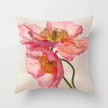 Axyaa Flower Butterfly Pattern Cushion Cover - Sofa Decoration Pillowcase