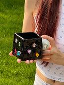 Axya Ceramic Diamond Jewelry Mug Set - Handcrafted Americana Style Coffee Mug