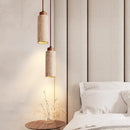 Axyaa Yellow Marble Chandelier: Elegant Wabi Sabi Pendant Lamp for Dining, Bar, and Bedroom