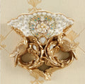 Axyaa Diamond Resin Vase Wall Hanging for Elegant Home Decor