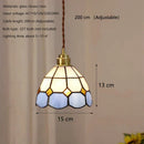 Axyaa Colourful Scandinavian Glass Pendant Lights for Kitchen Dining Room, Brass Led Pendant Lamp
