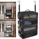 Axyaa Foldable Suitcase Organizer: Large Capacity Clothing Storage for Travel - Multi-Functional & High Quality