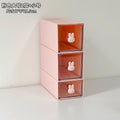 Axyaa Desktop Organizer Box: Rabbit Pen Holder & Drawer Stationery Rack