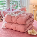 Axyaa Milk Fleece Winter Quilt: Thickened & Warm Comfortable Quilt Core
