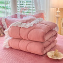 Axyaa Milk Fleece Winter Quilt, Thick Padded Comfort, Warmth - 2024 New