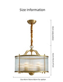 Axyaa Gold Metal Glass Tube Chandelier: Modern Large Round Dining Table Lighting