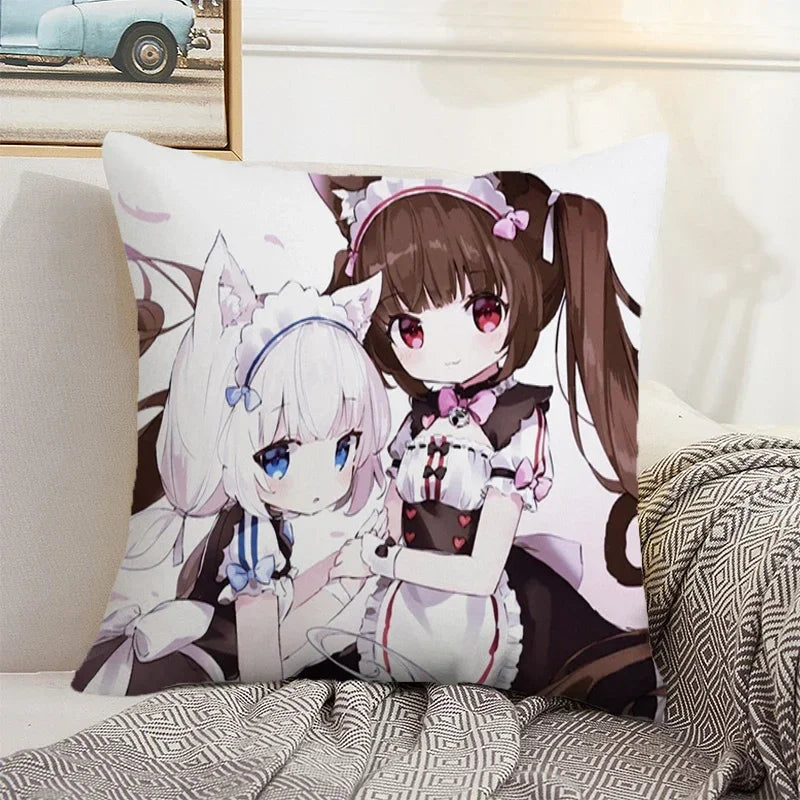 Axyaa 45x45 Cushion Cover - Decorative Pillowcase for Home, Car, and Bed Decor