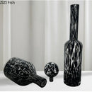 Axyaa Glass Vase Decoration Crafts Bouquet Arrangement Ornament Hydroponic Dried Flower Jar