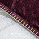 Axyaa Soft Chenille Throw Pillow Cases 18x18 Inch for Couch and Sofa