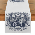 Axyaa Leaf Pattern Table Runner: Farmhouse Dining Decor for Party or Daily Use